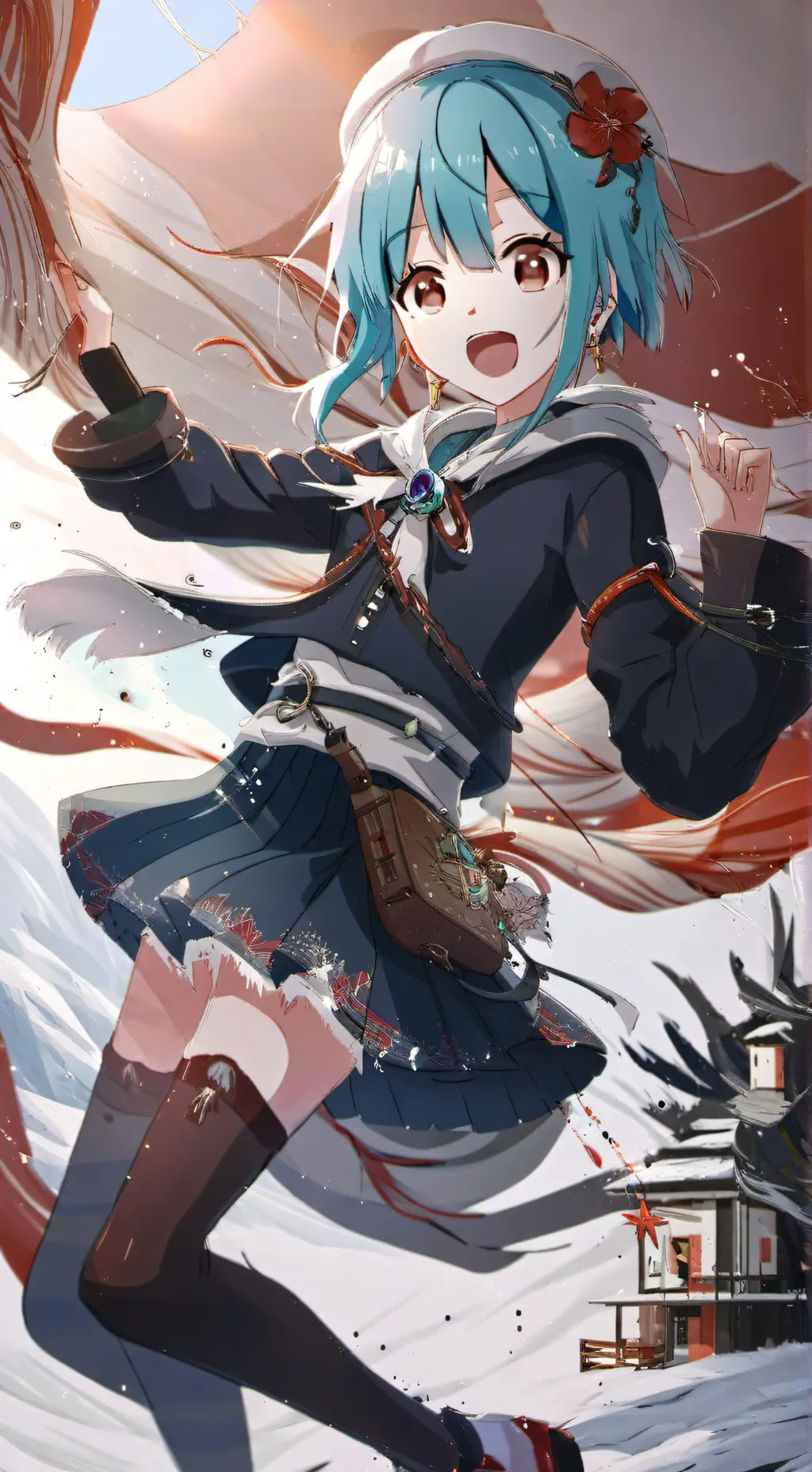 ai character: MIKUUU✨️✨️☆ background