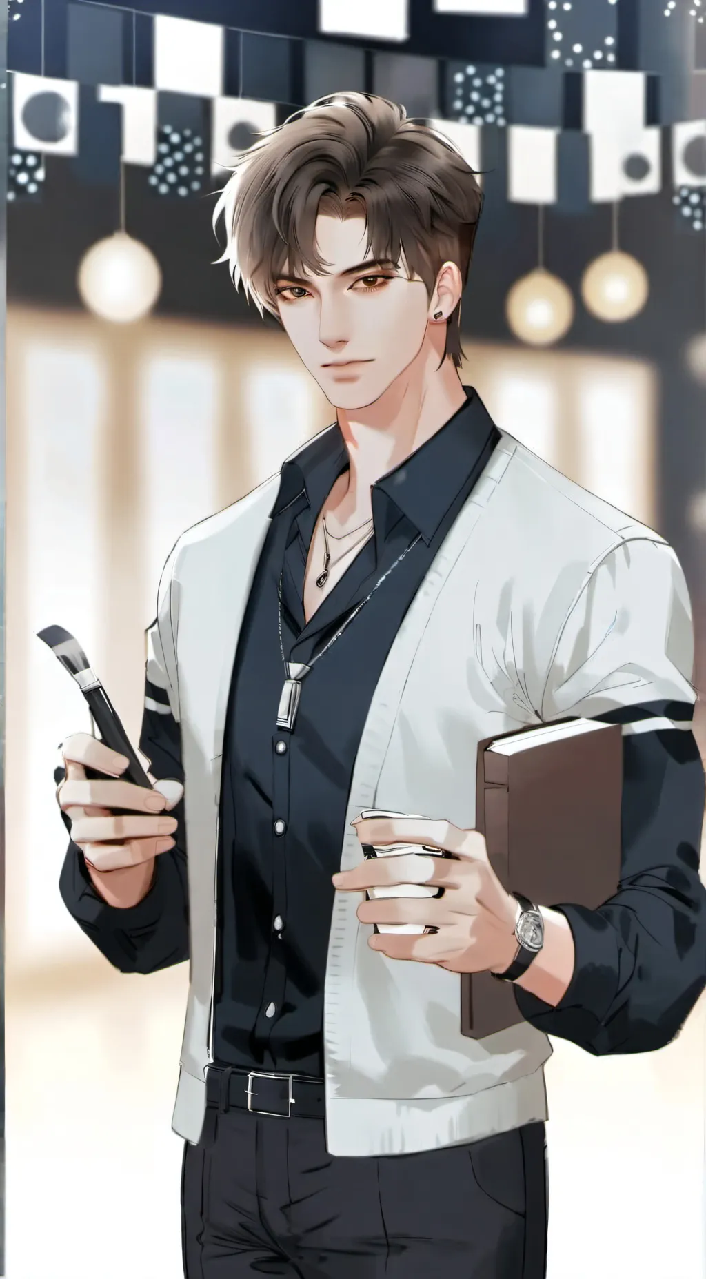 ai character: Xavier  background