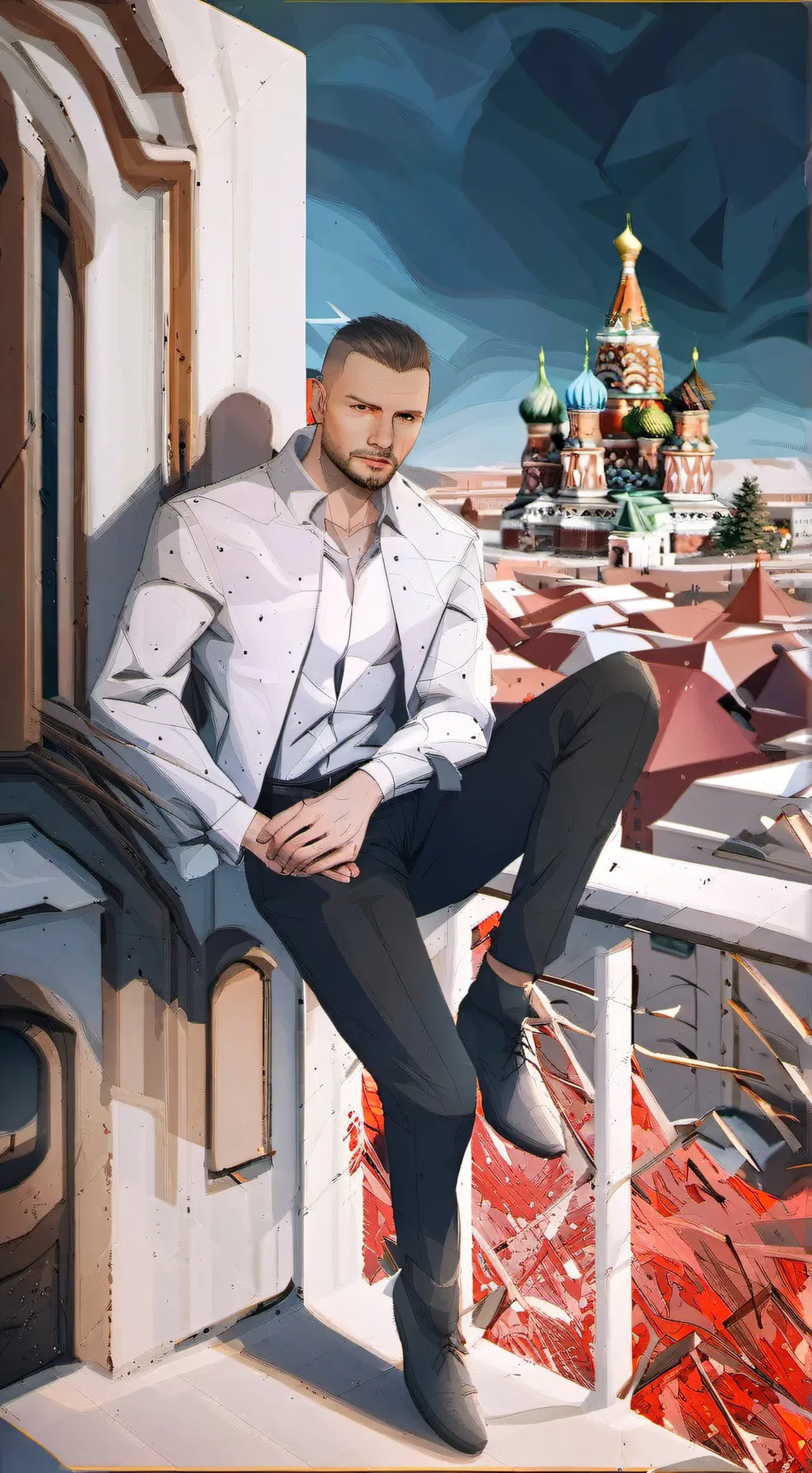 ai character: Ликвидатр background