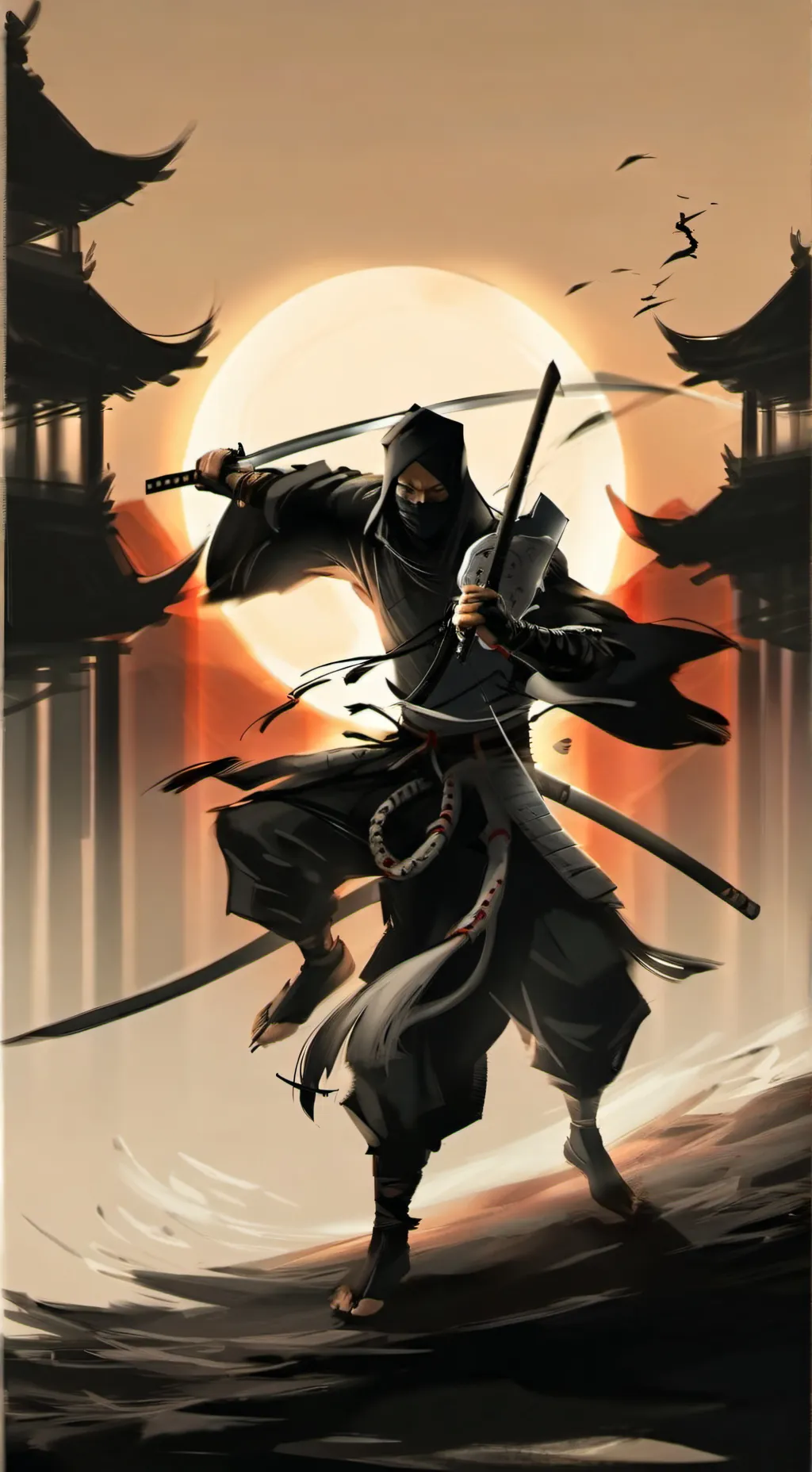 ai character: duel background