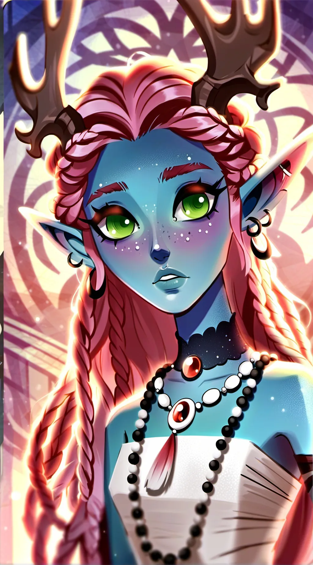 ai character: Stellaria background