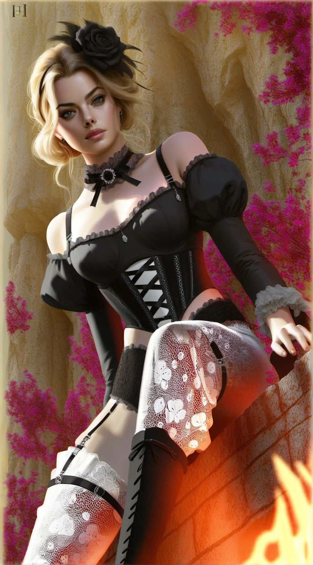 ai character: Margot background