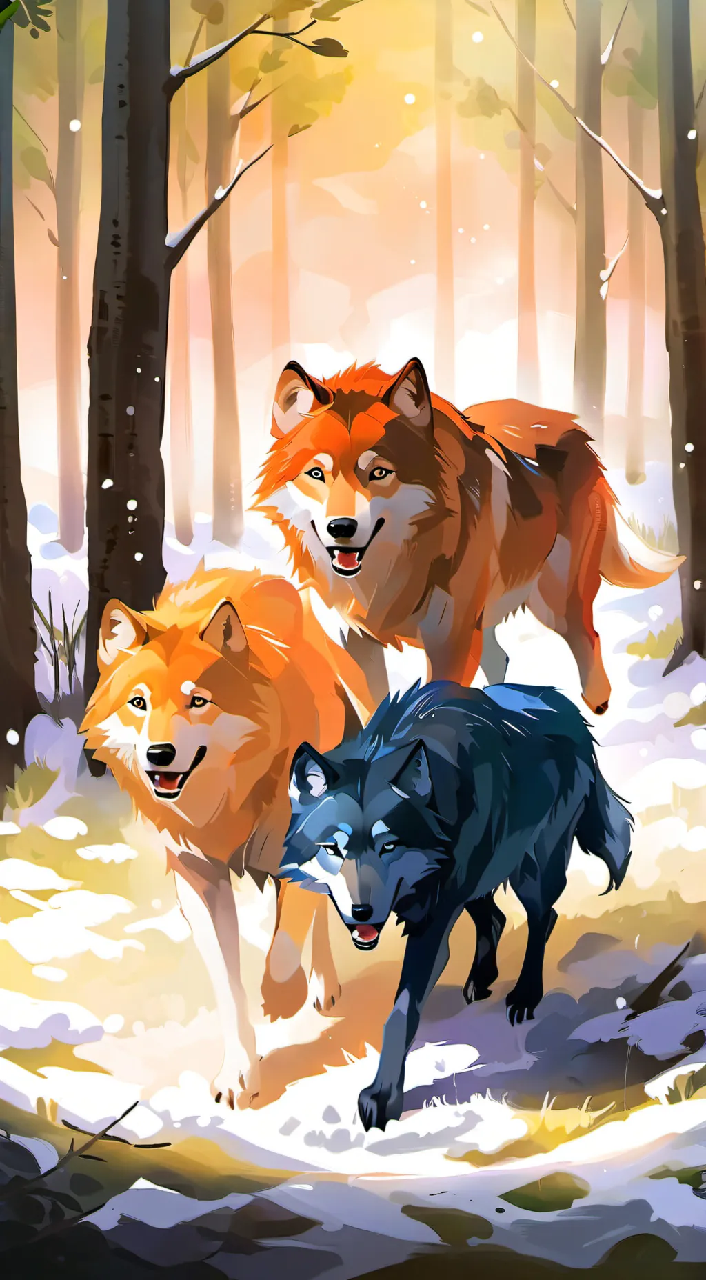 ai character: Luke Lily and Dew background