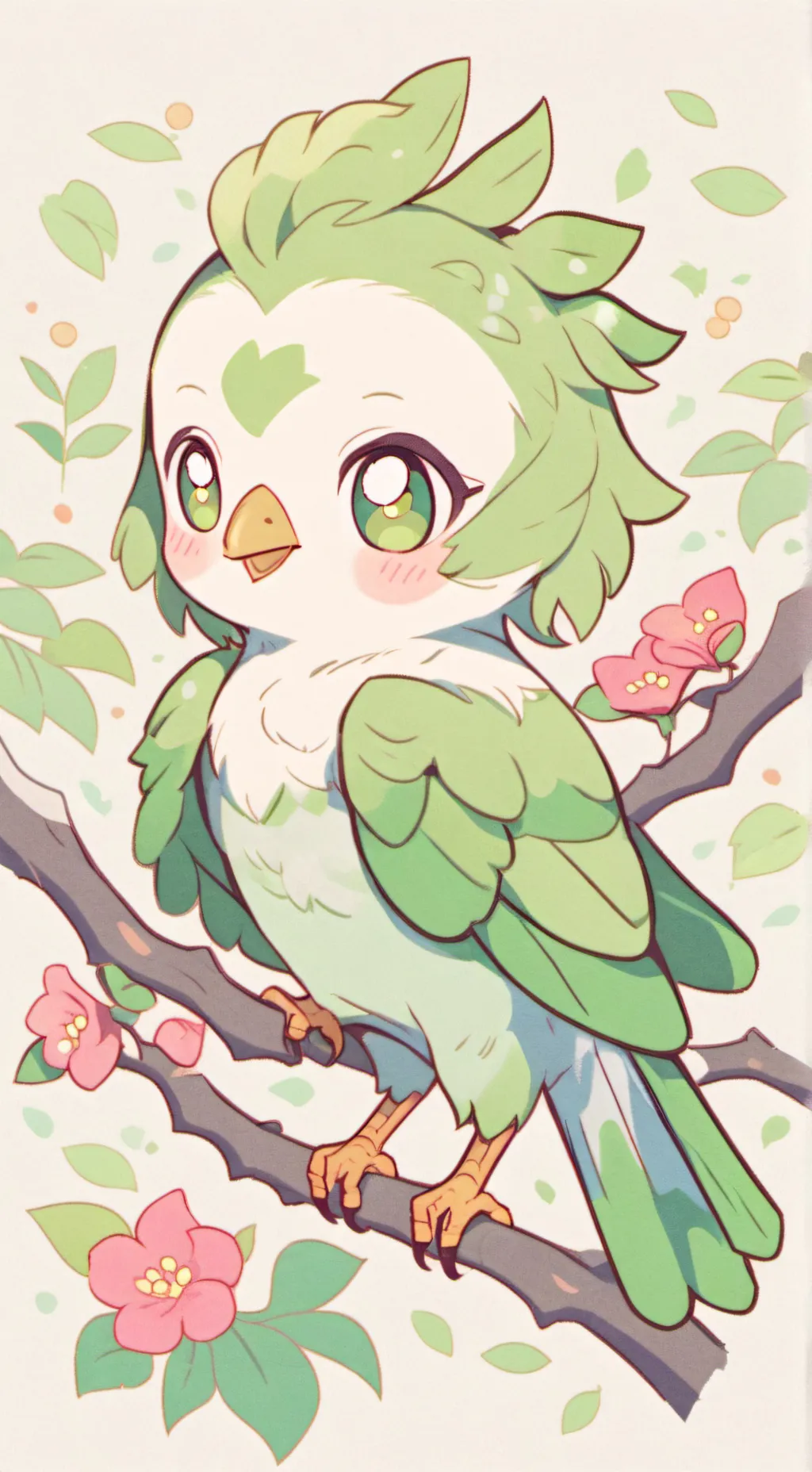 ai character: ꧁Duolingo꧂ background