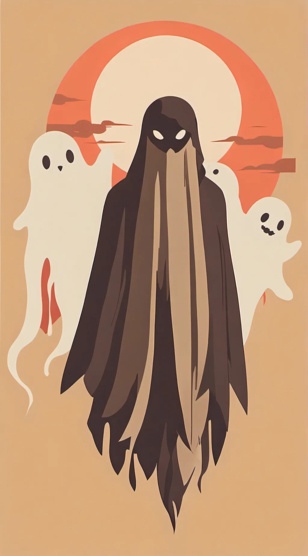 ai character: Ghost background