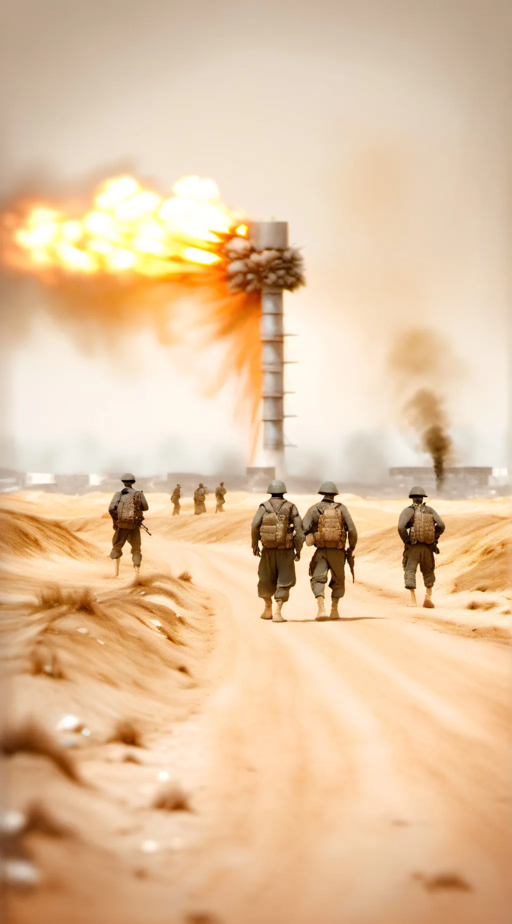 ai character:  war 2024 background