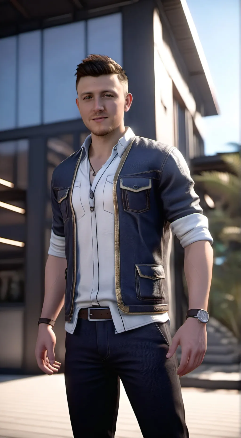 ai character: hypemyke  background