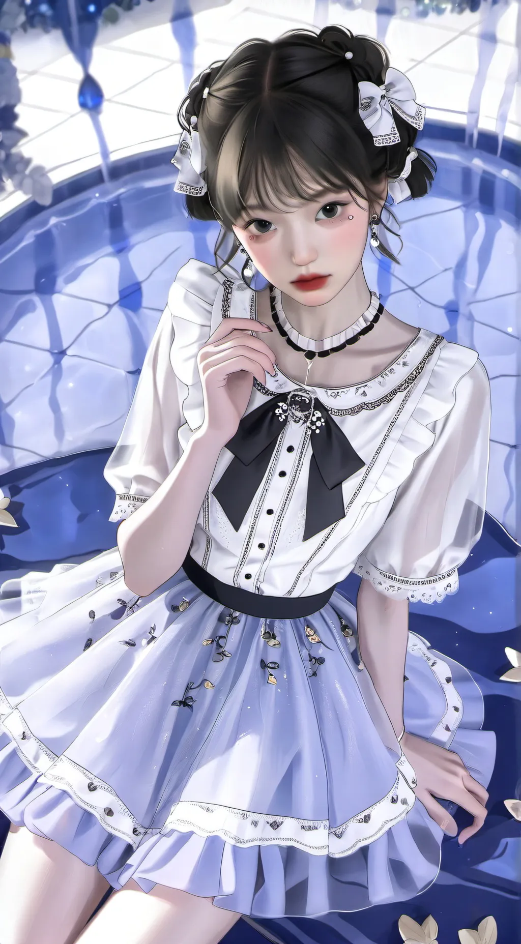 ai character: 蘭(Lan) background