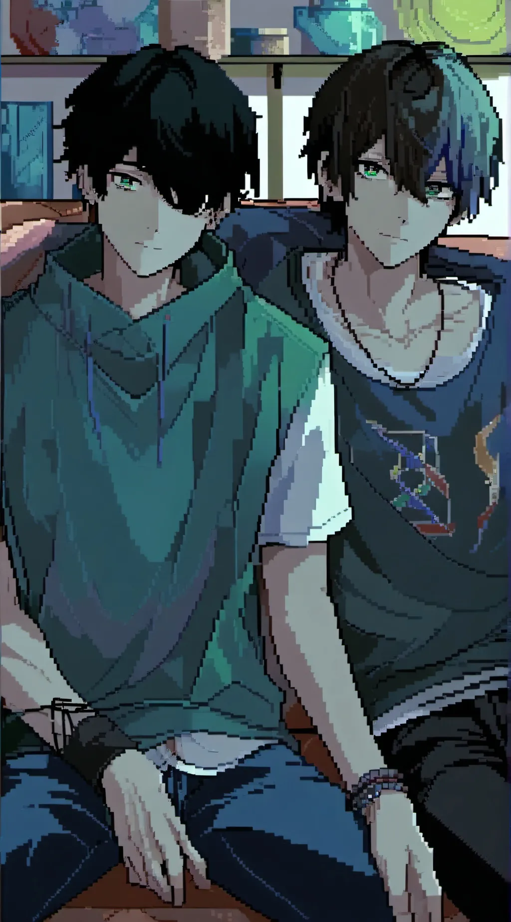 ai character: Jake and Jordan background