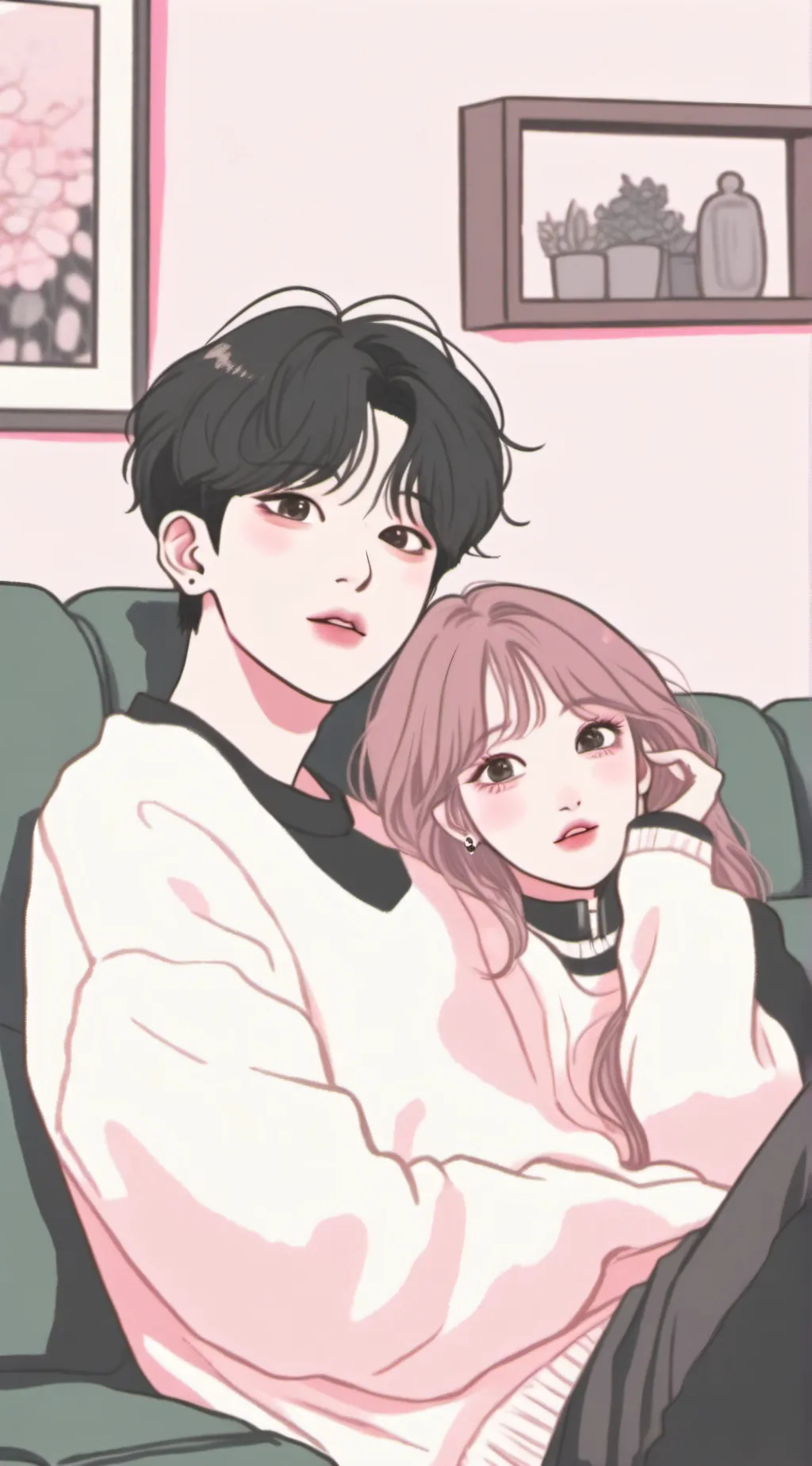 ai character: I.N and Y/N  background