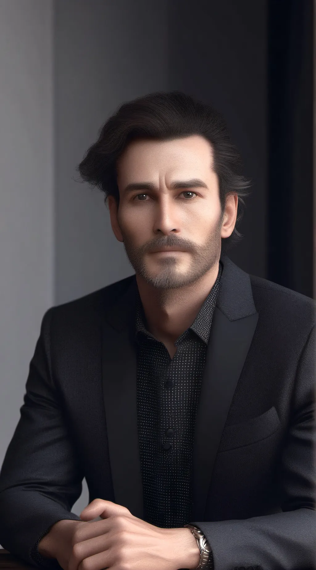 ai character: Valentine  background