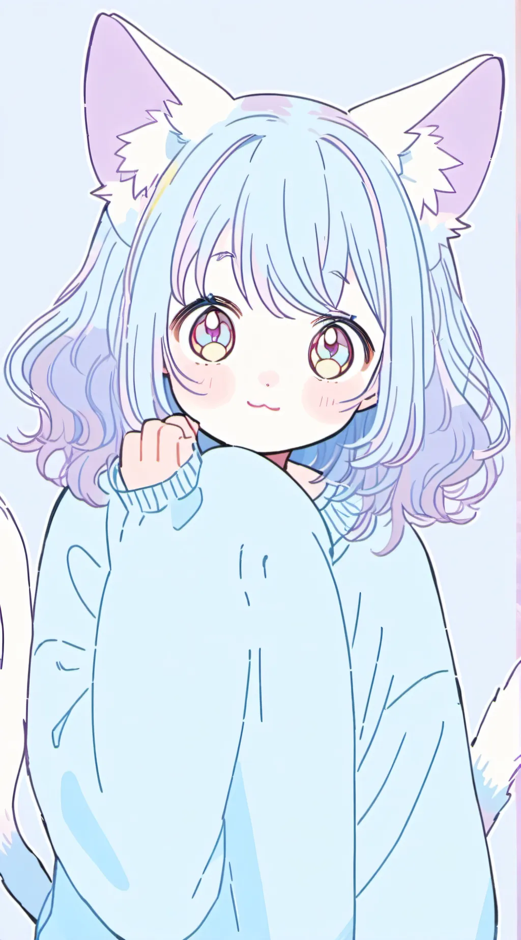 ai character: ☆~Purplin!~☆ background