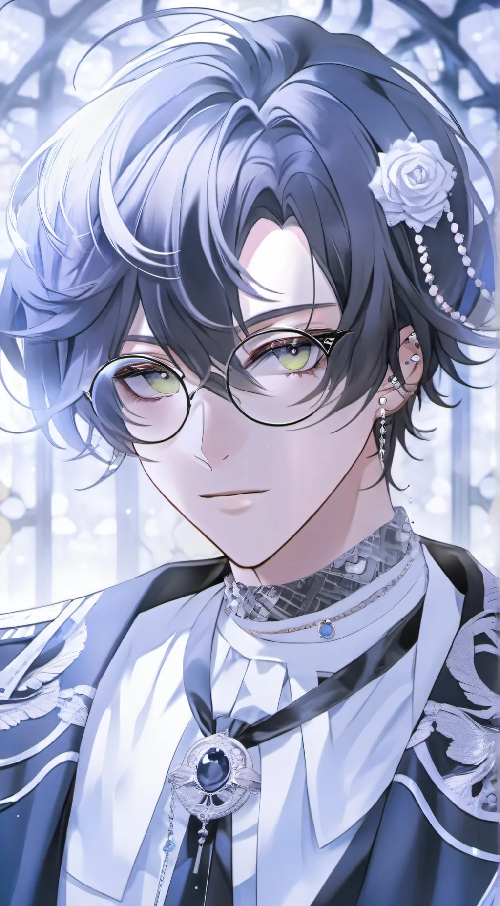 ai character: Sasha ☕☘️ background