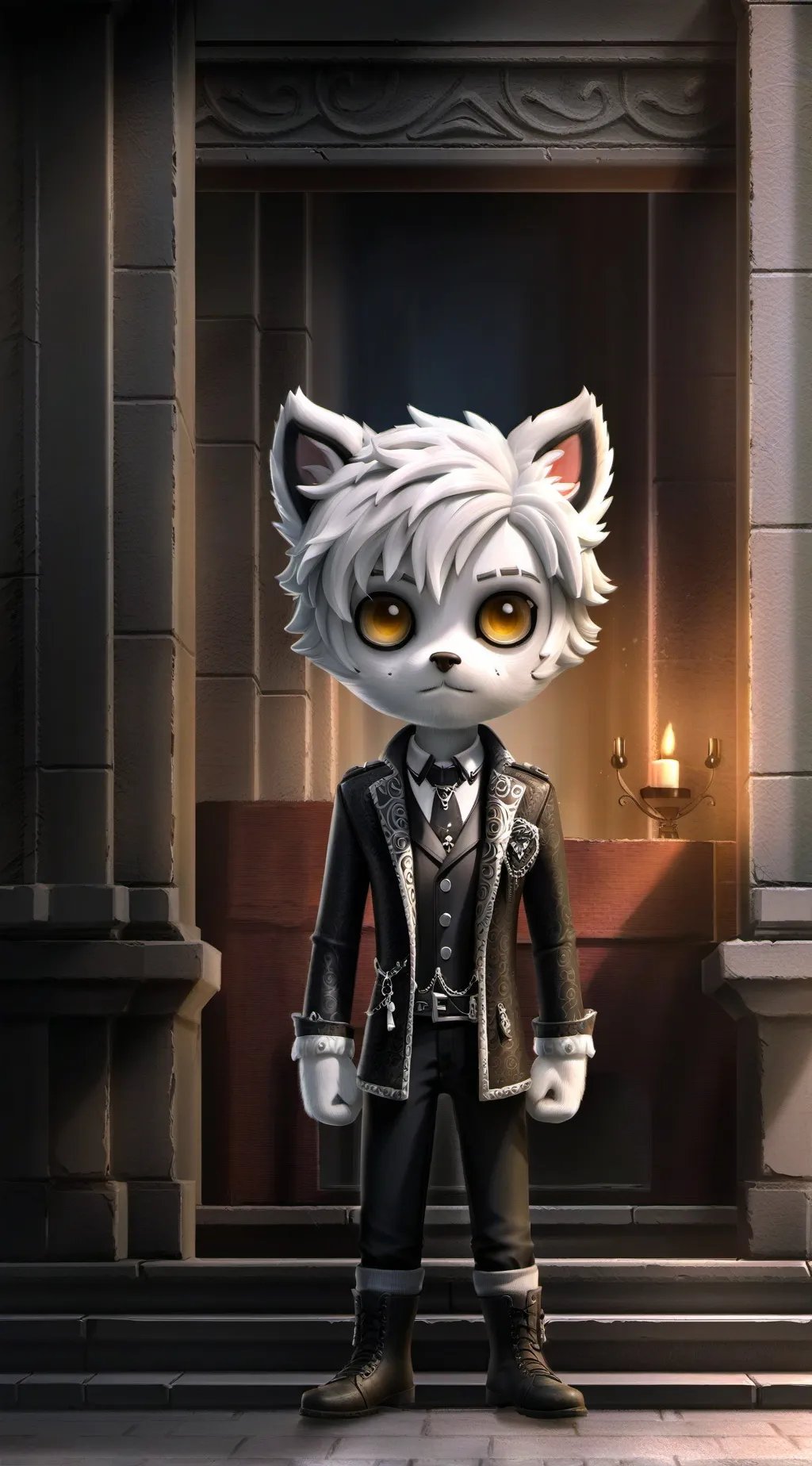 ai character: æ manly man background