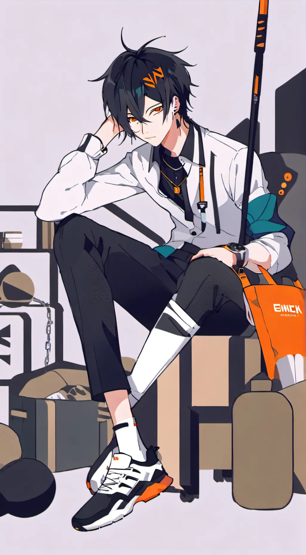 ai character: Hunter background