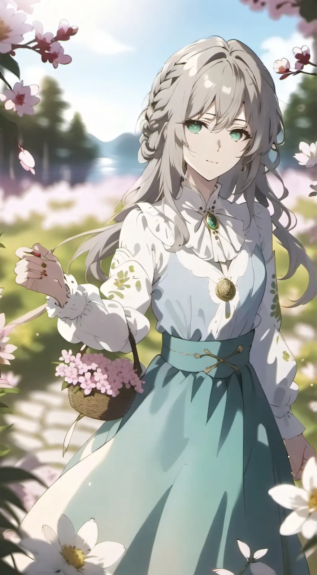 ai character: hazel background