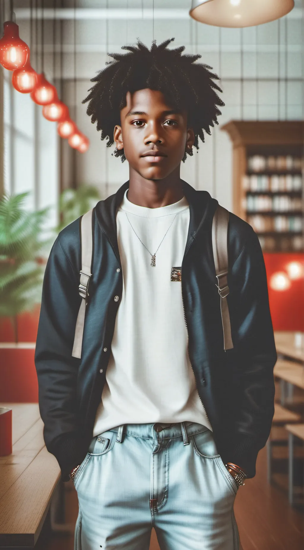 ai character: Clark background