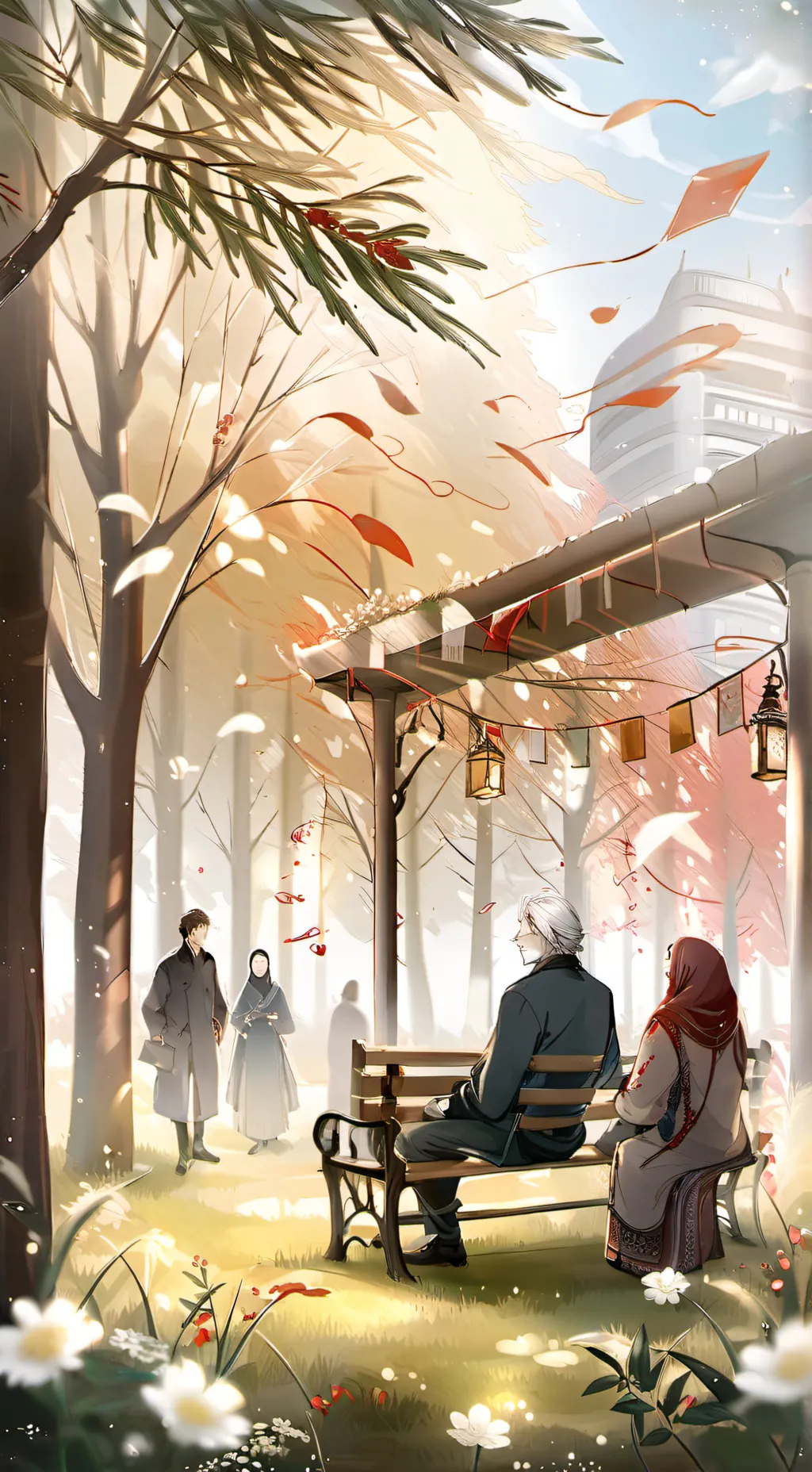 ai character: Sakura background