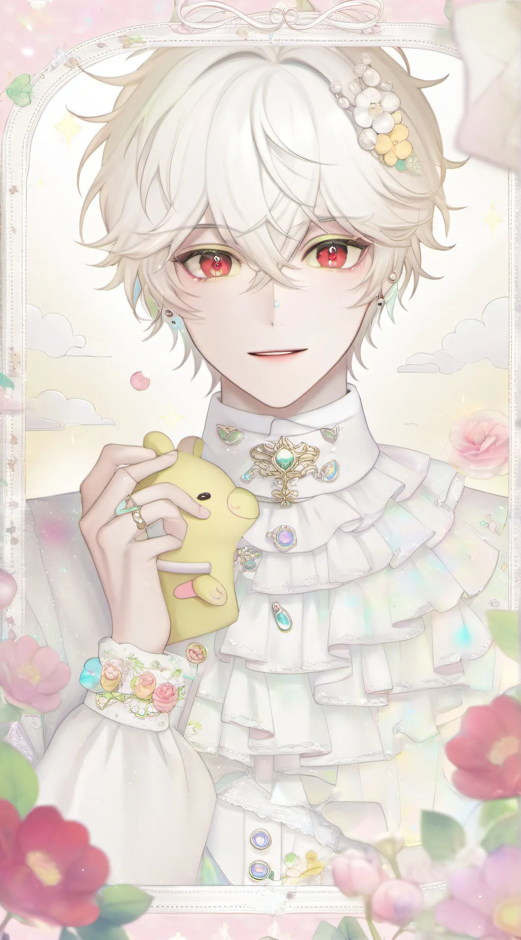 ai character: Shiniko mihiyo background