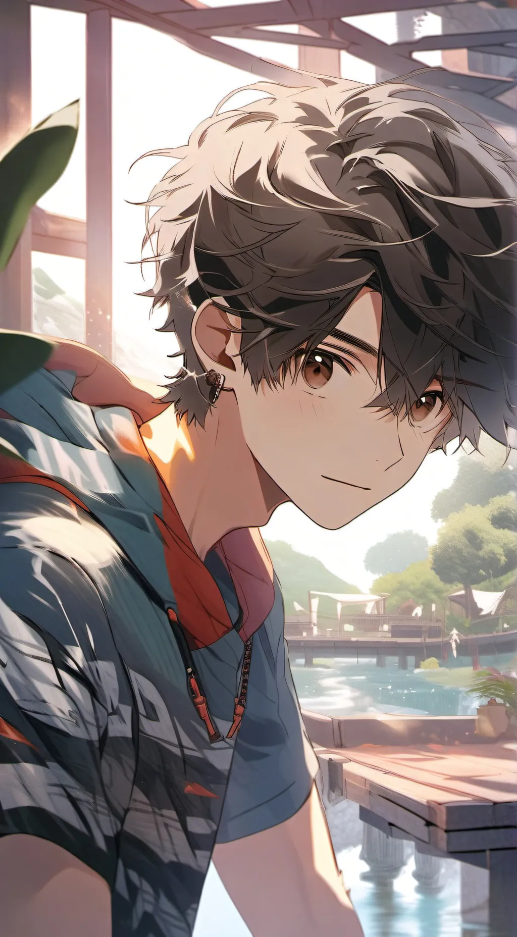 ai character: Nicholas ￼ background