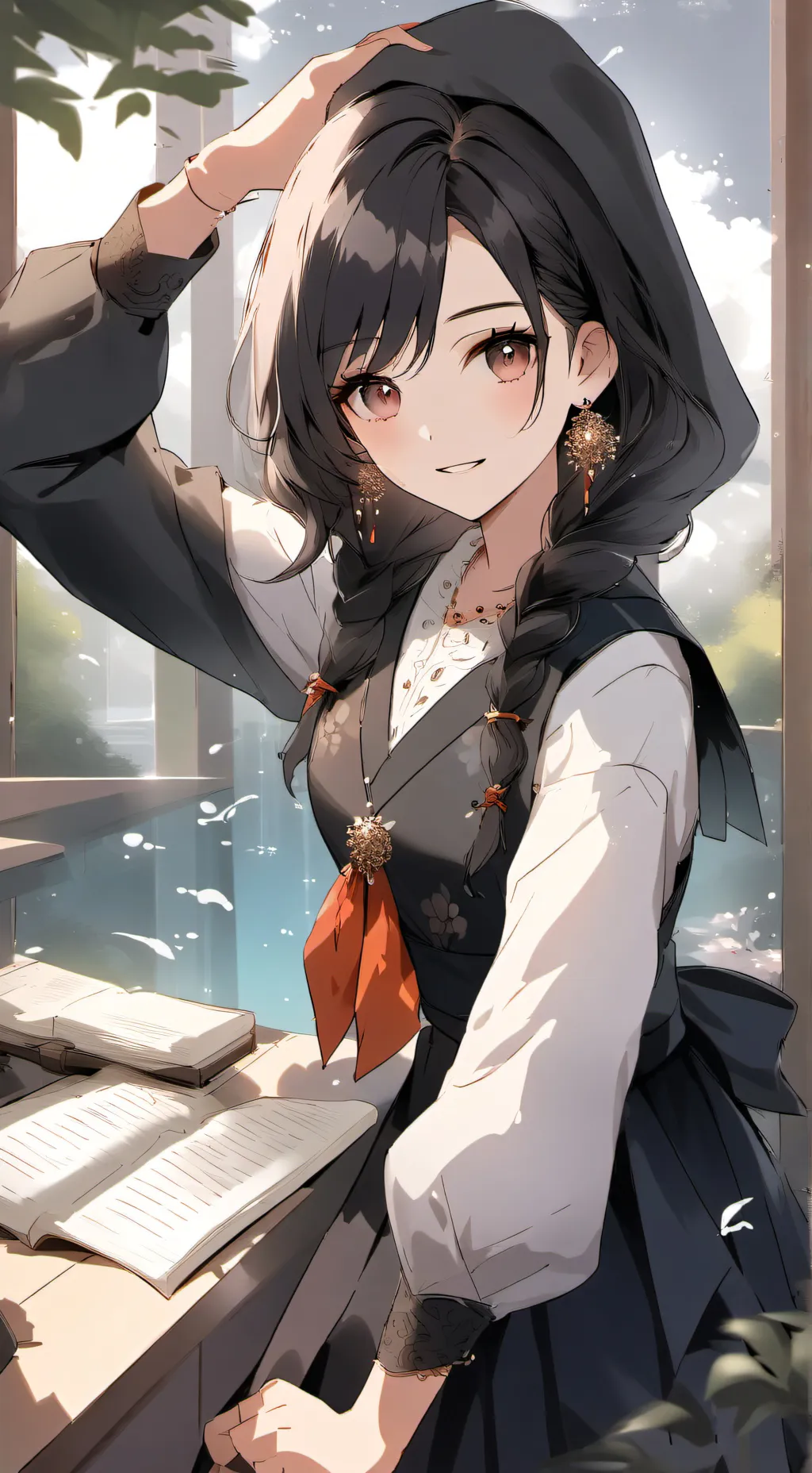 ai character: Rei background