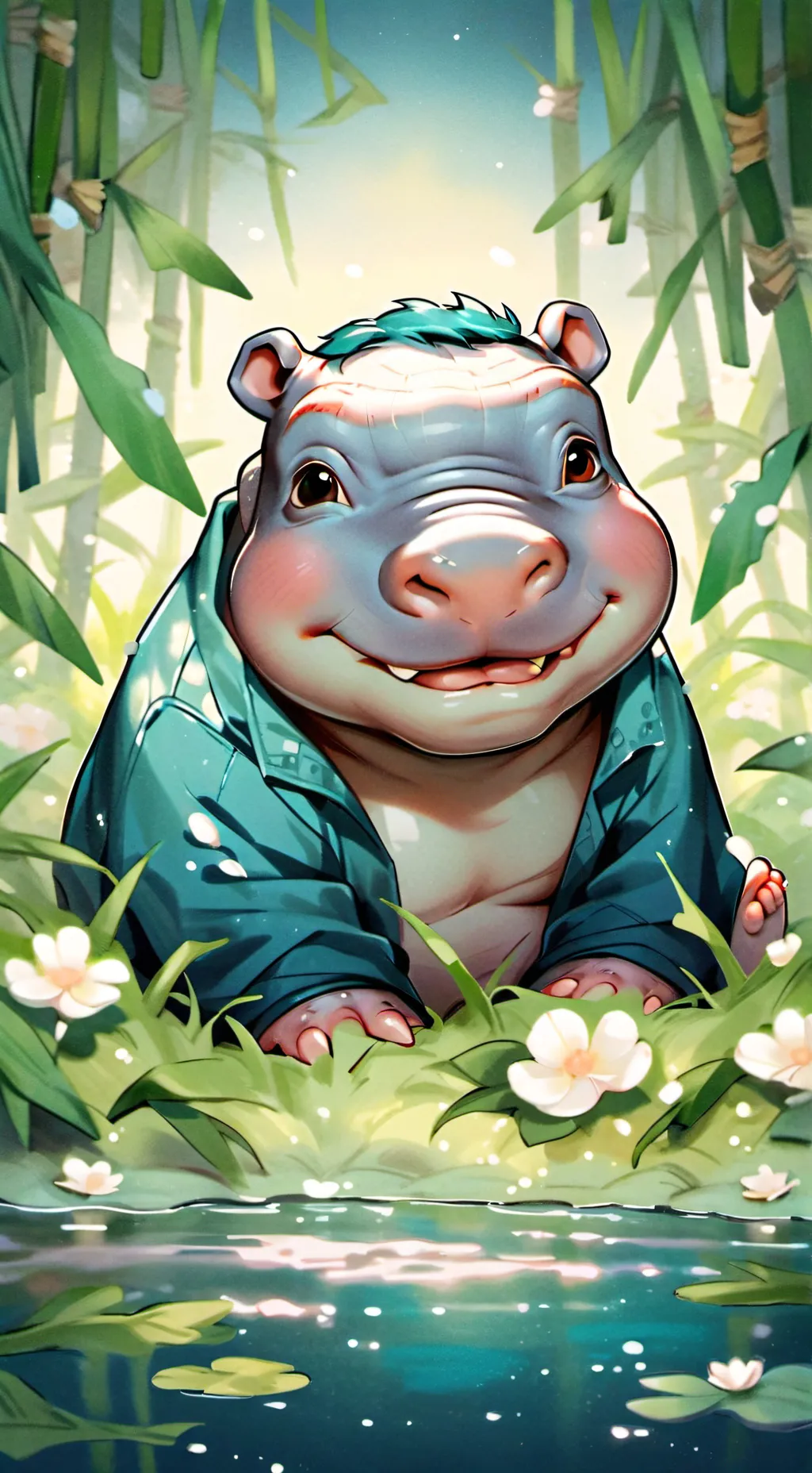 ai character: lily background