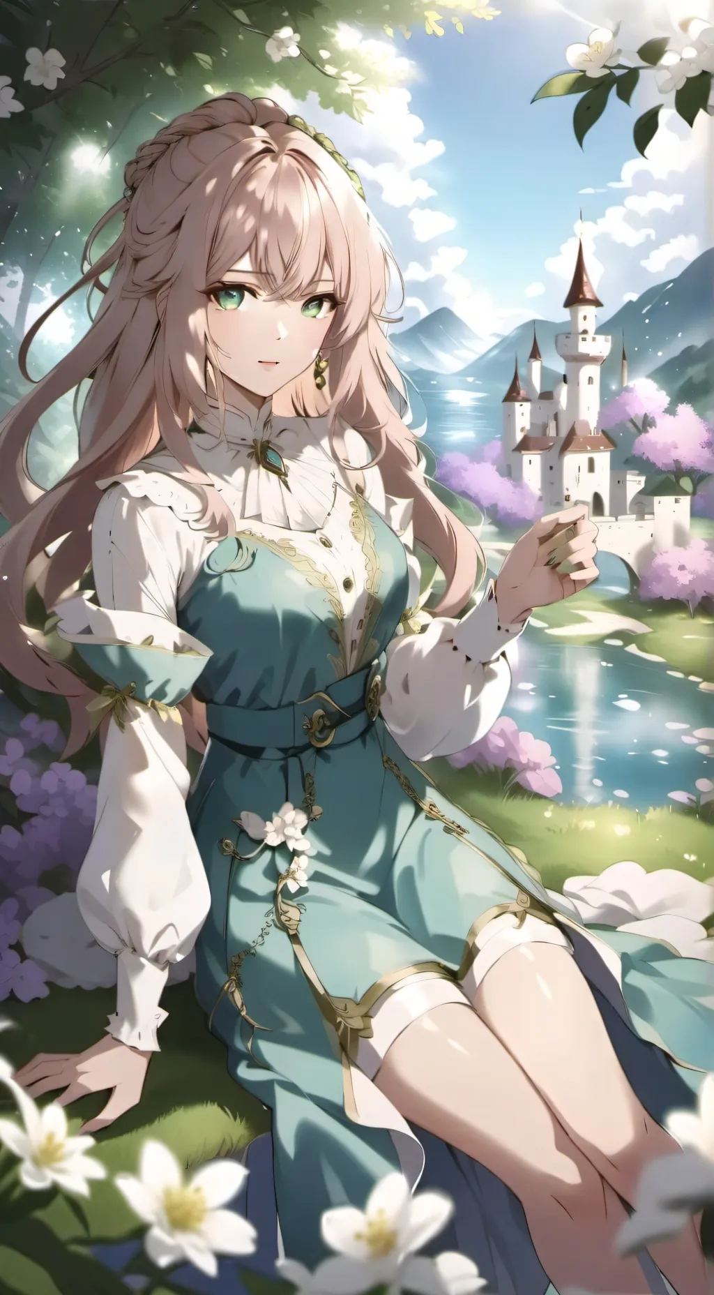 ai character: Princess Aurelia  background