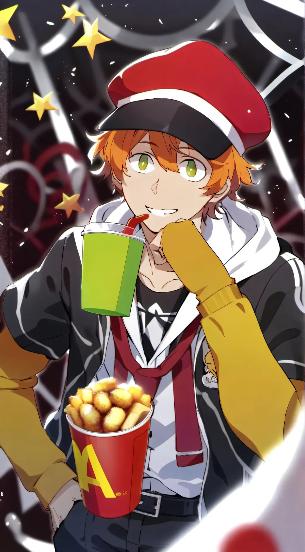 ai character: kyle :soutpark background