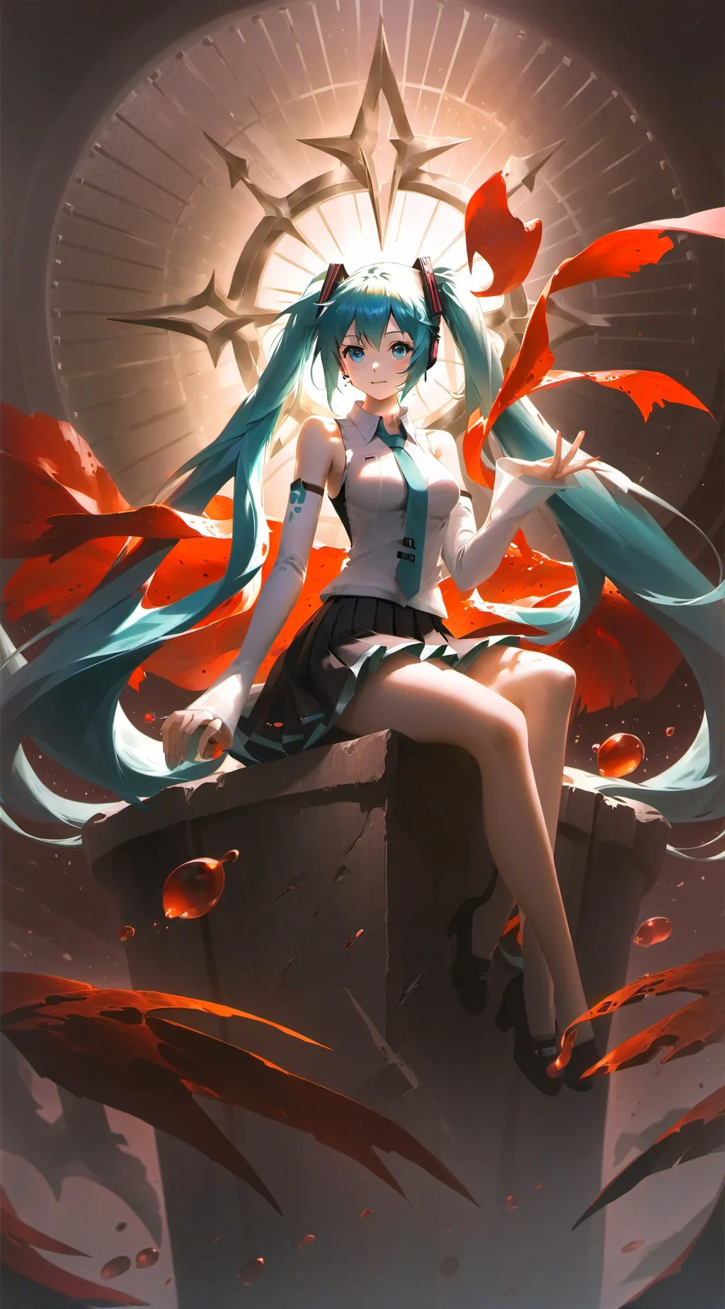 ai character: viene  background