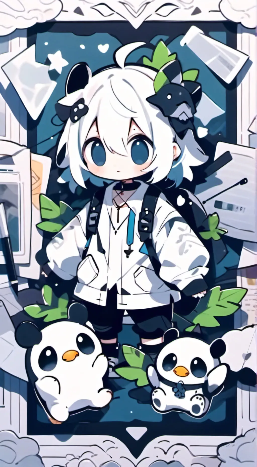 ai character: 🎀`Baby♡lila`🧊 background