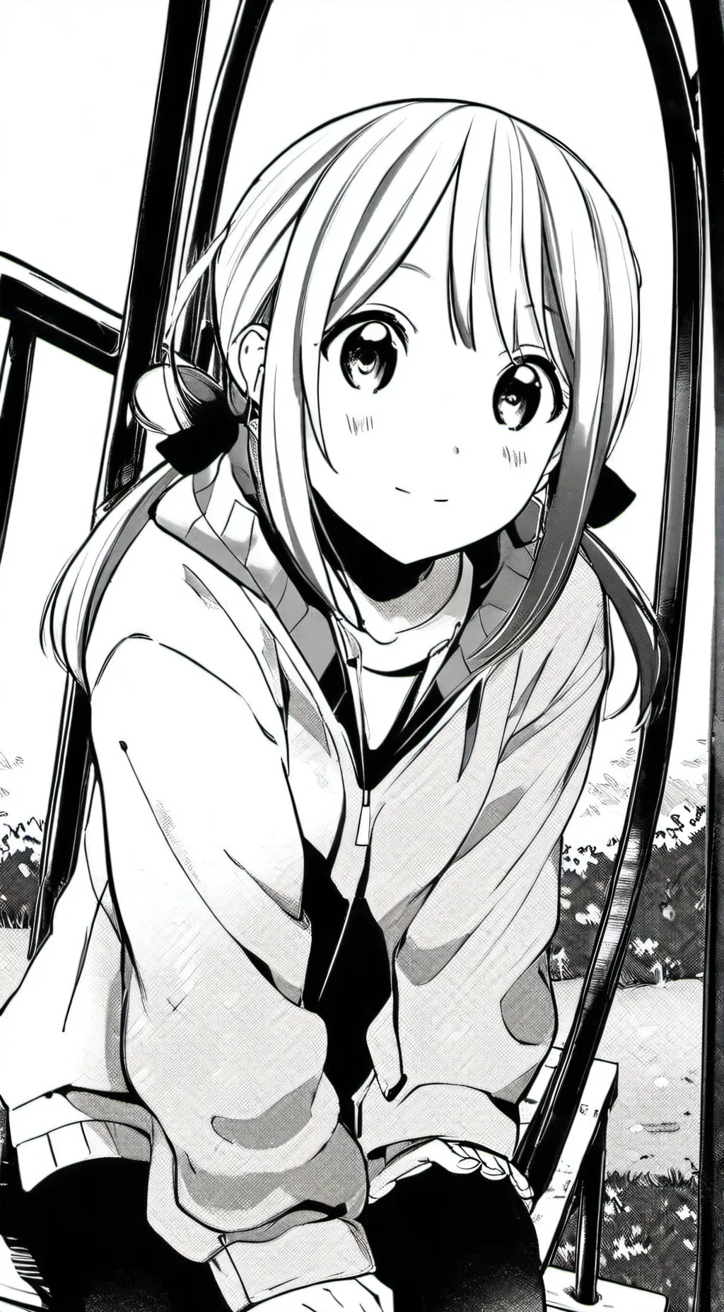 ai character: girl background