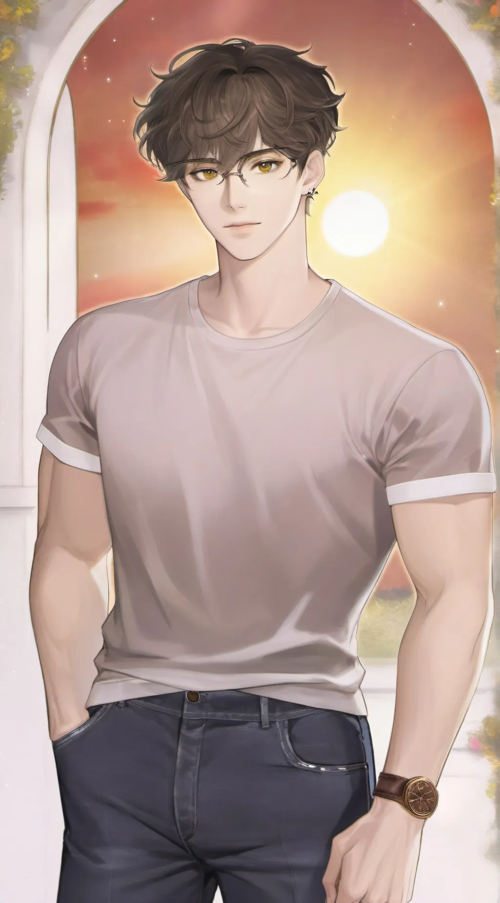 ai character: gabriel background