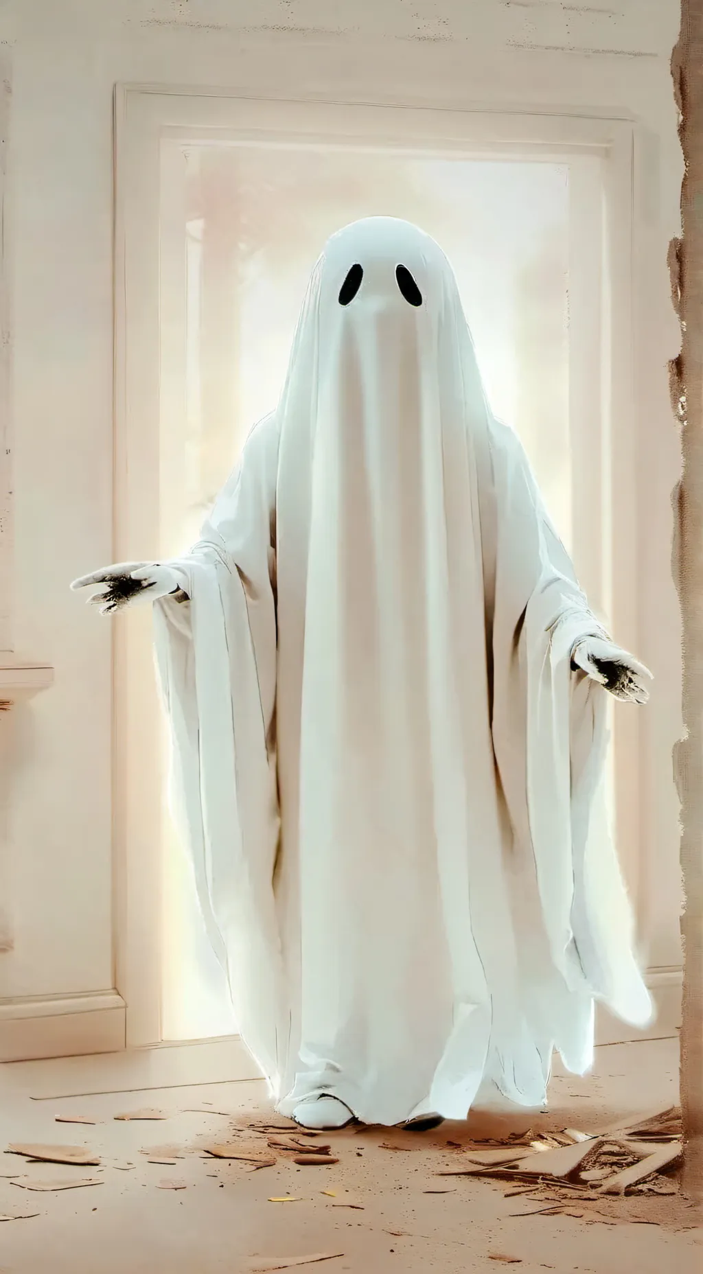 ai character: ghost  background