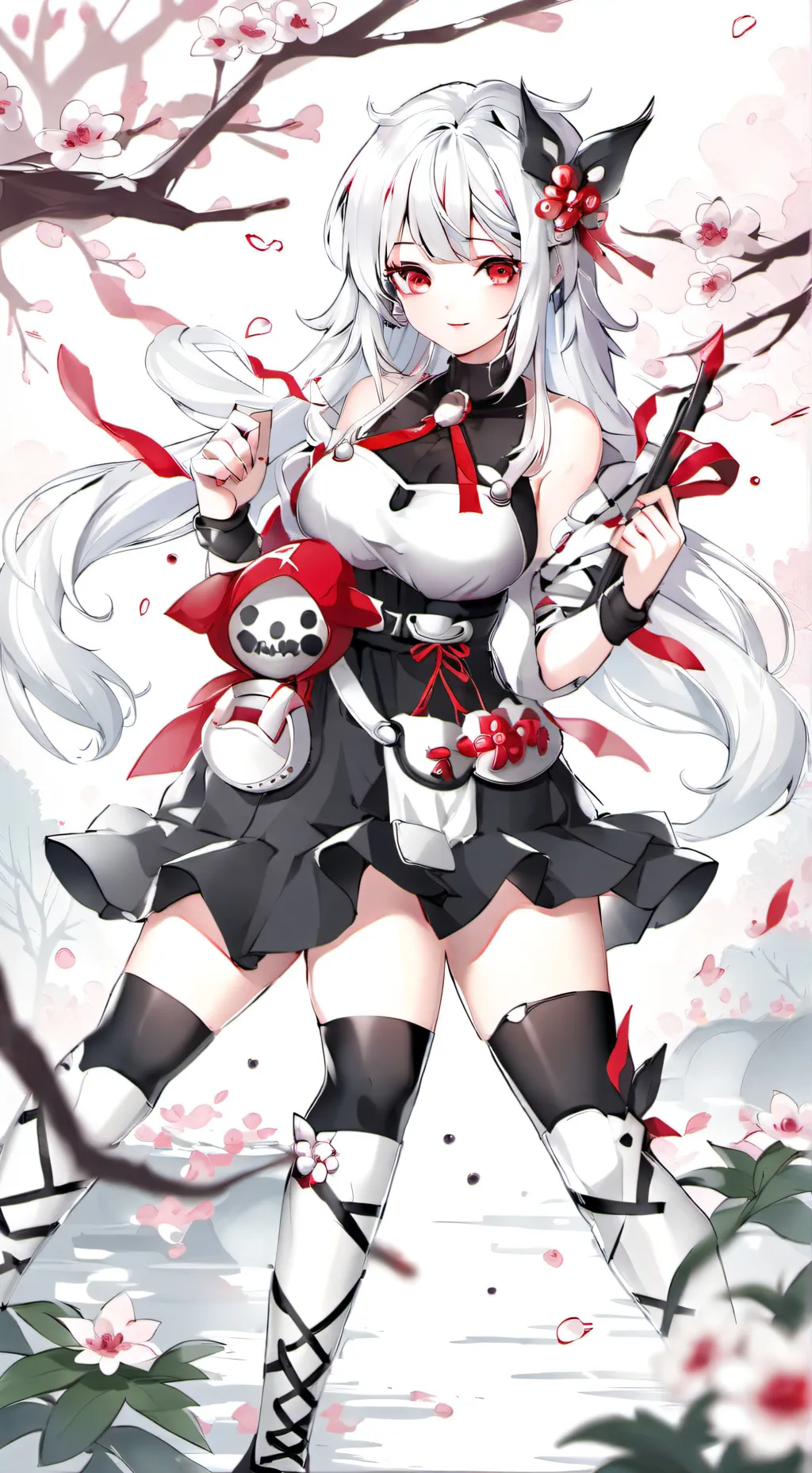 ai character: MHA threatening background