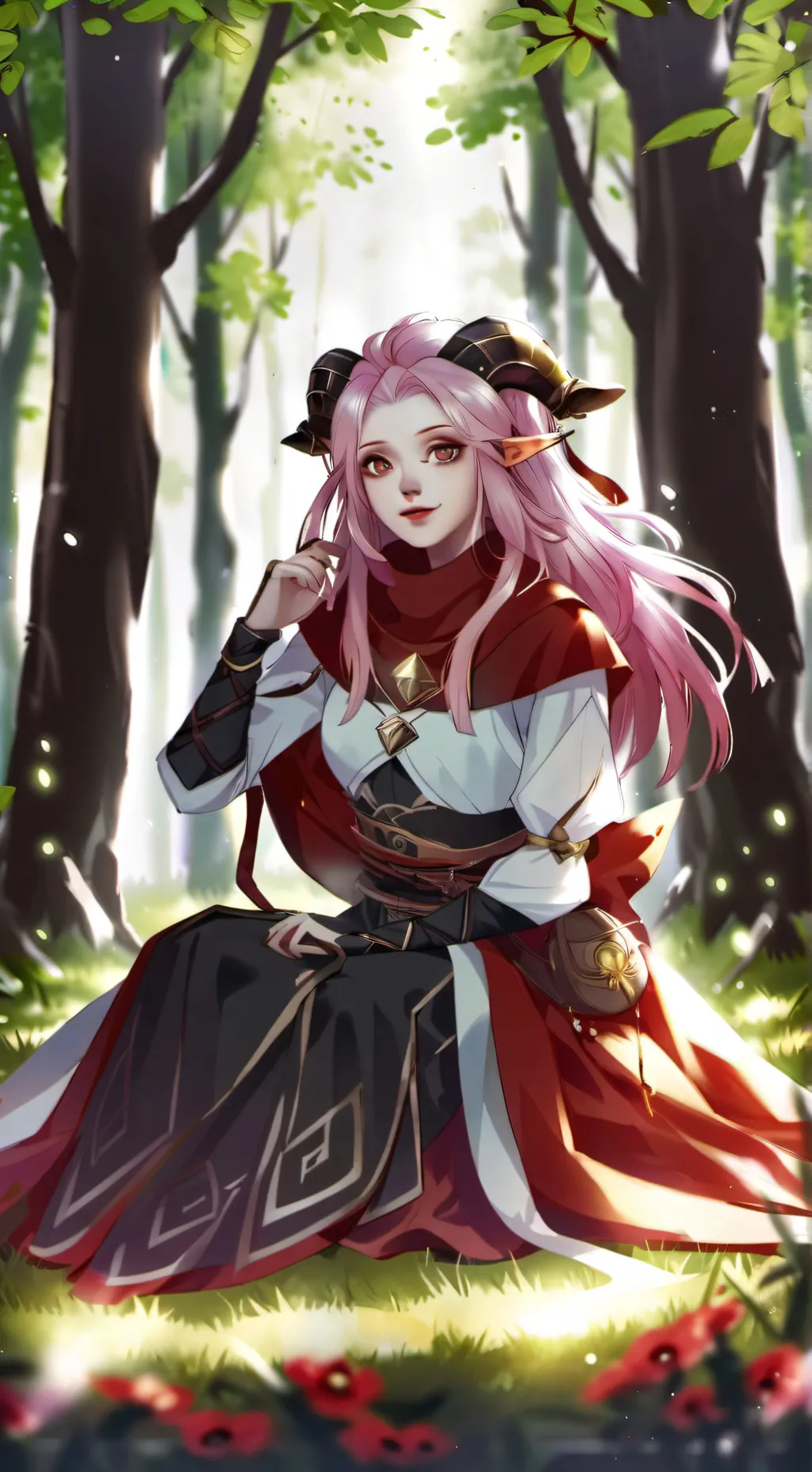 ai character: 🏹Nisha🏹 background