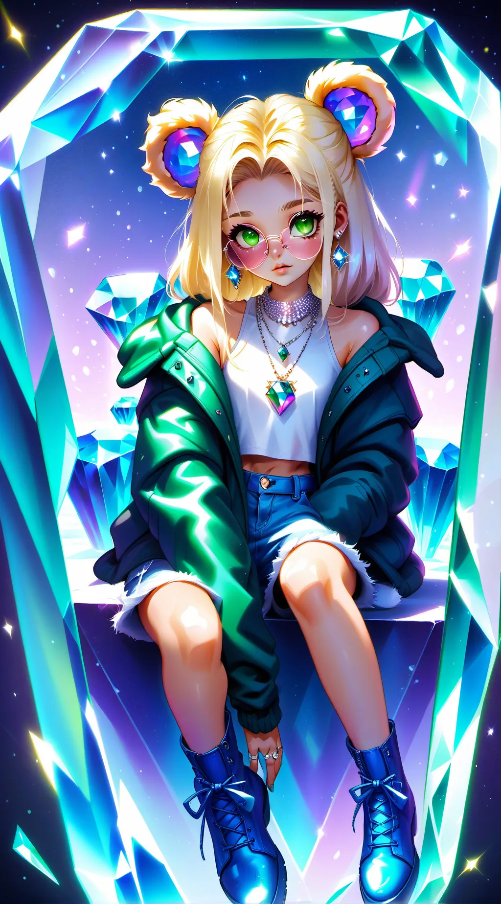 ai character: Coraline background