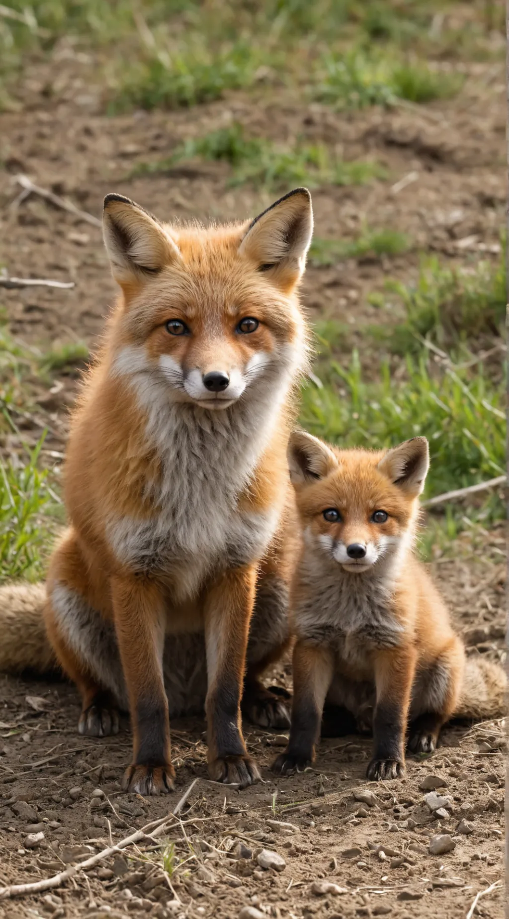 ai character: ANNOYING FOX CUB background