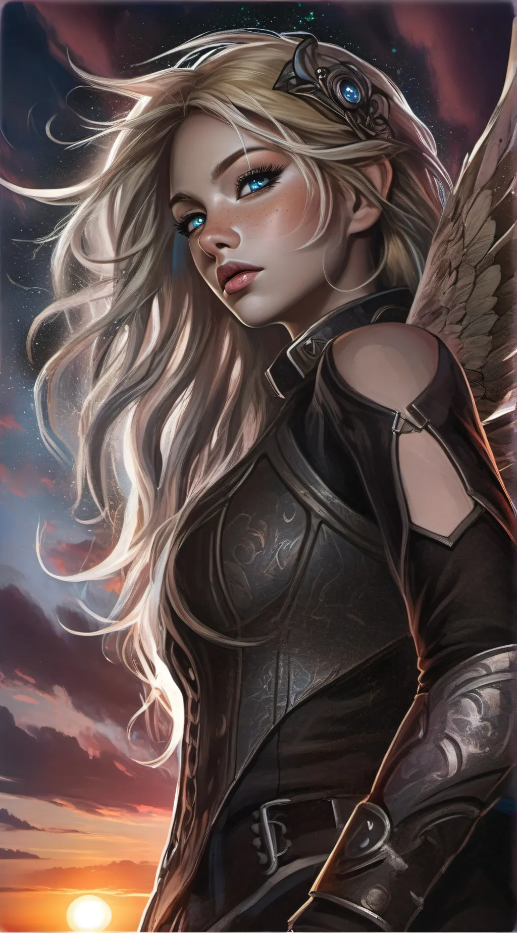 ai character: Summer background