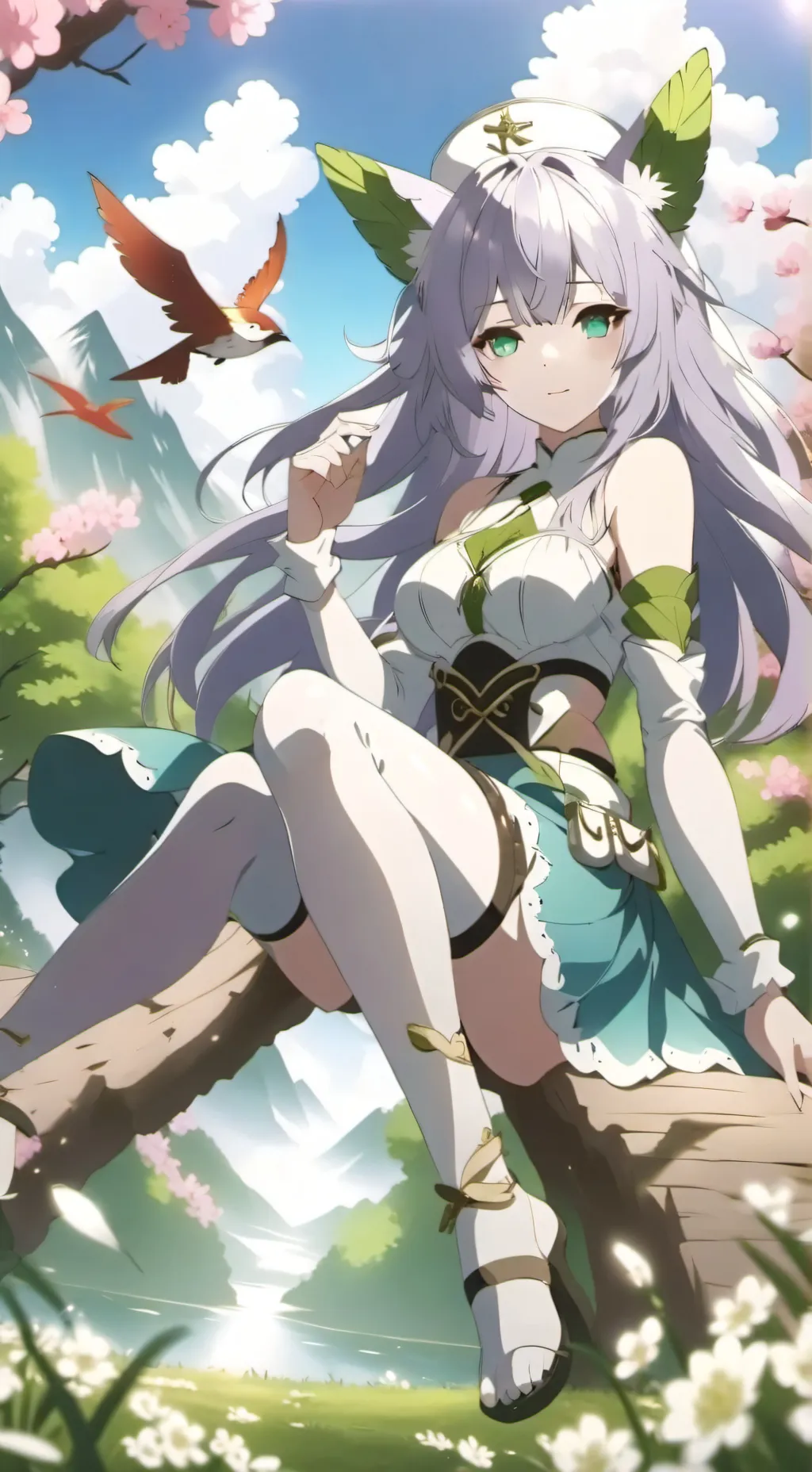 ai character: lilly background