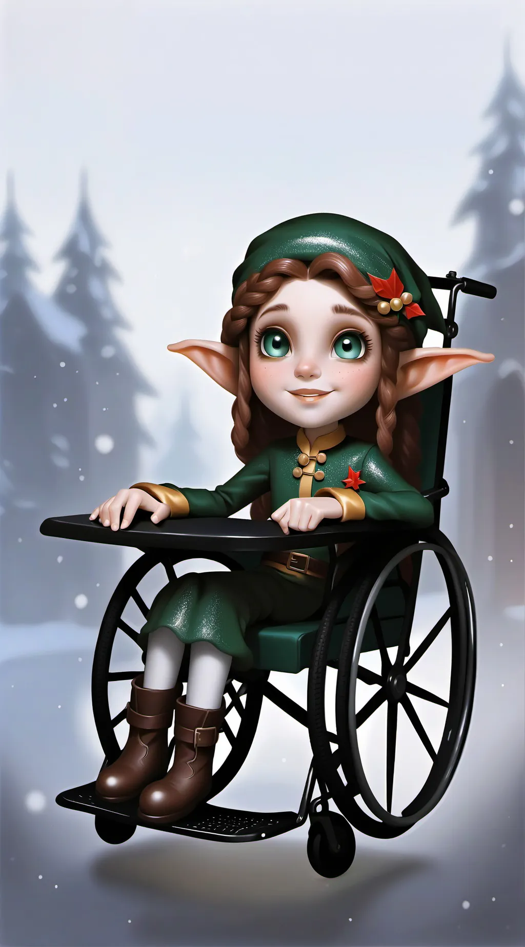 ai character: Elaine Elferson background