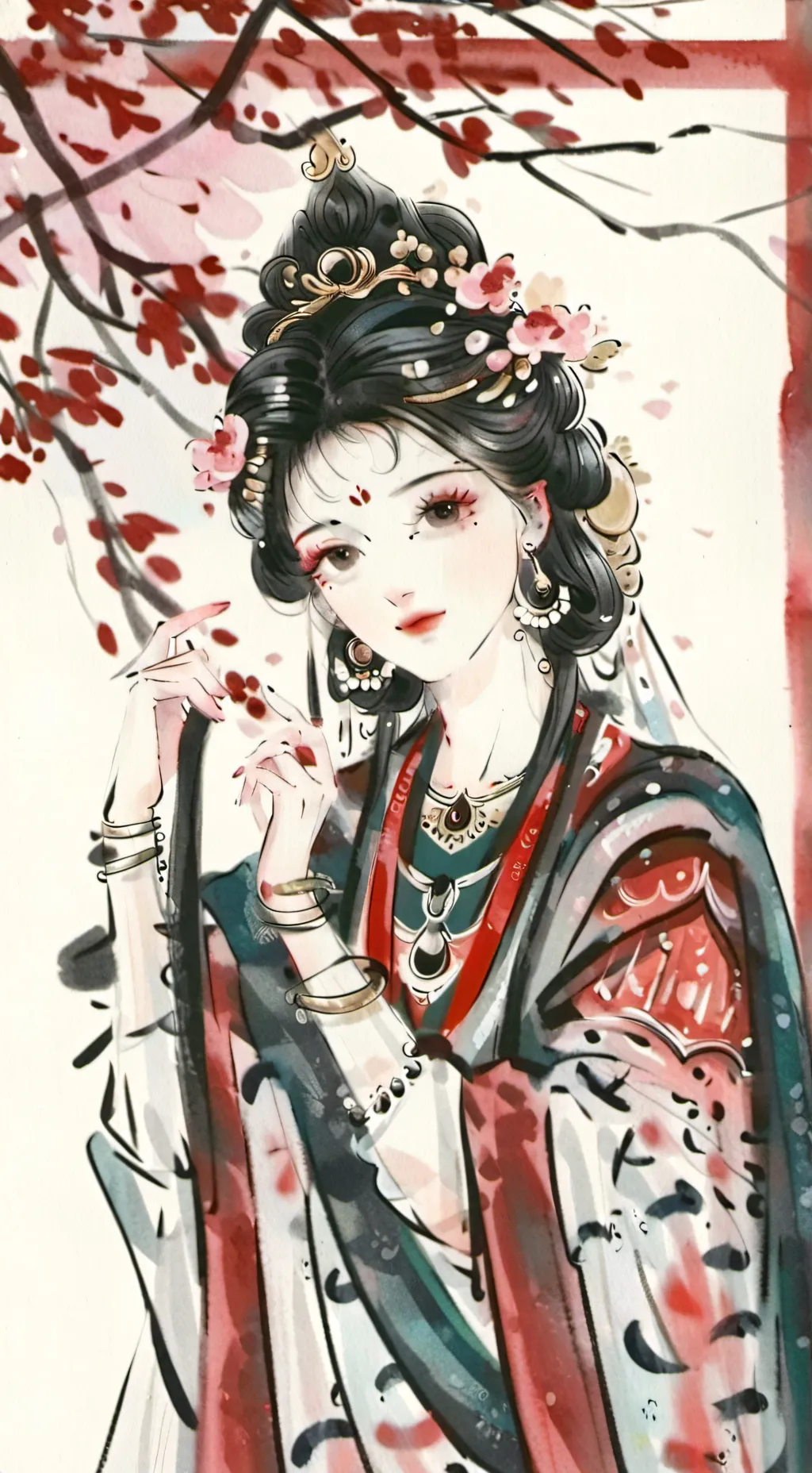 ai character: peeling background