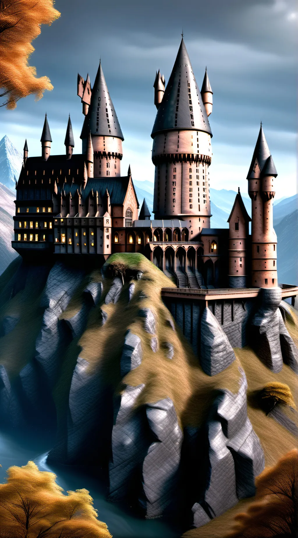 ai character: Hogwarts background