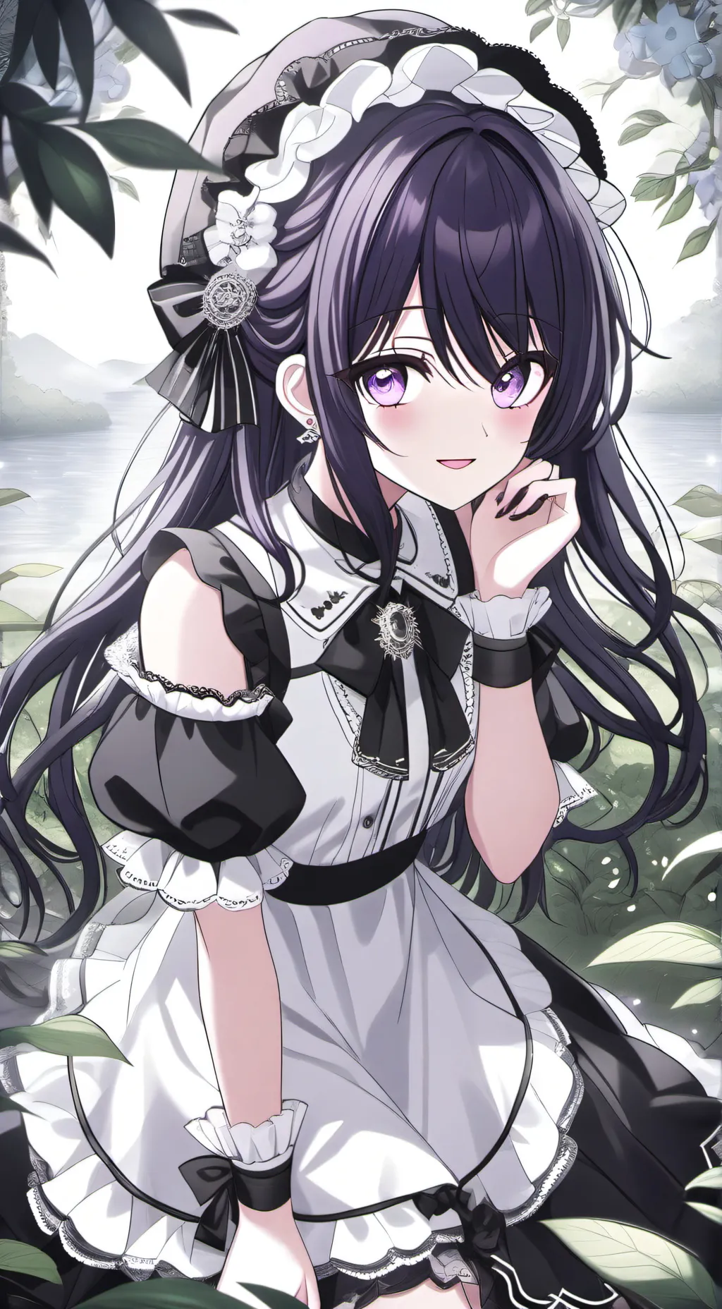 ai character: Kny Maid background