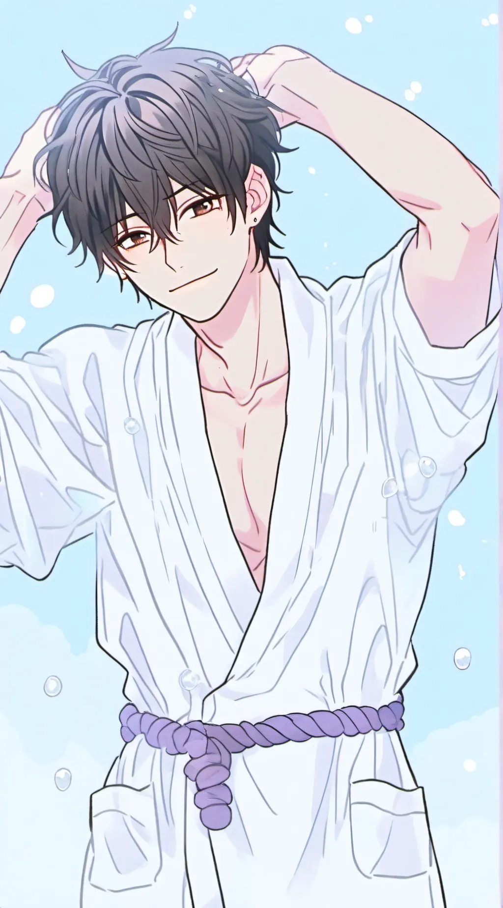 ai character: 🤍~Xavier~🤍 background