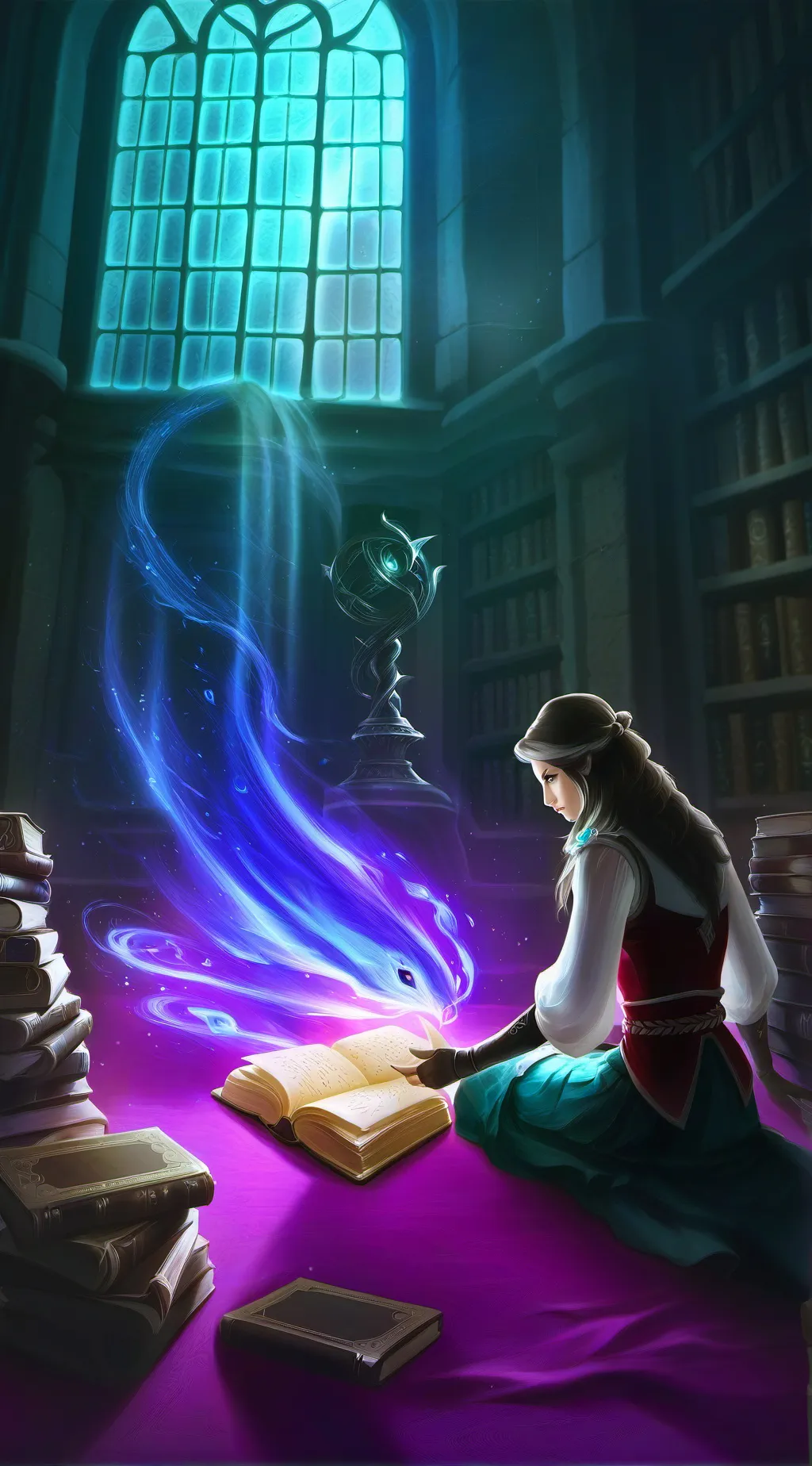 ai character: Elara background