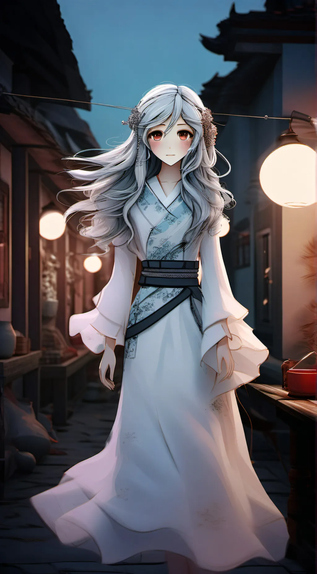 ai character: 雪姬 background