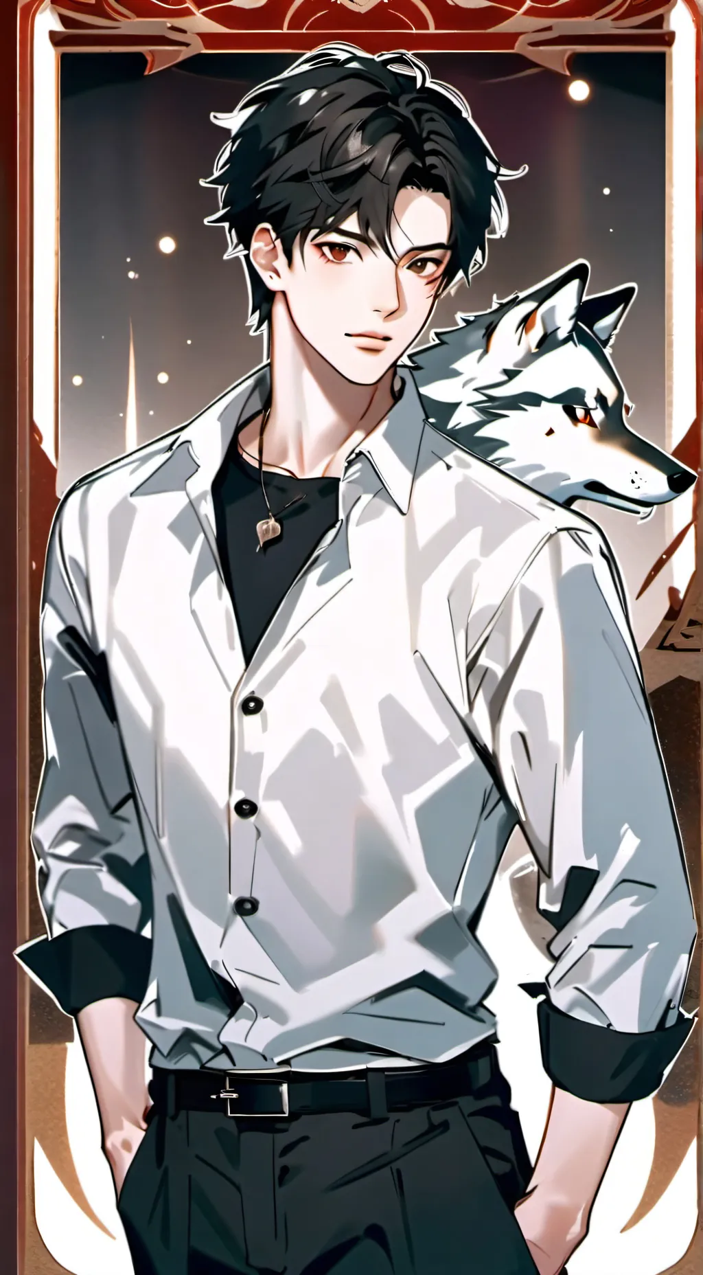 ai character: Justin background