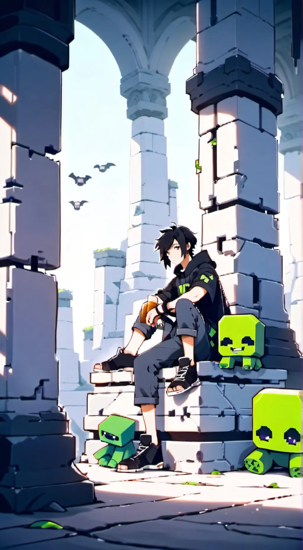 ai character: Halo/ you background