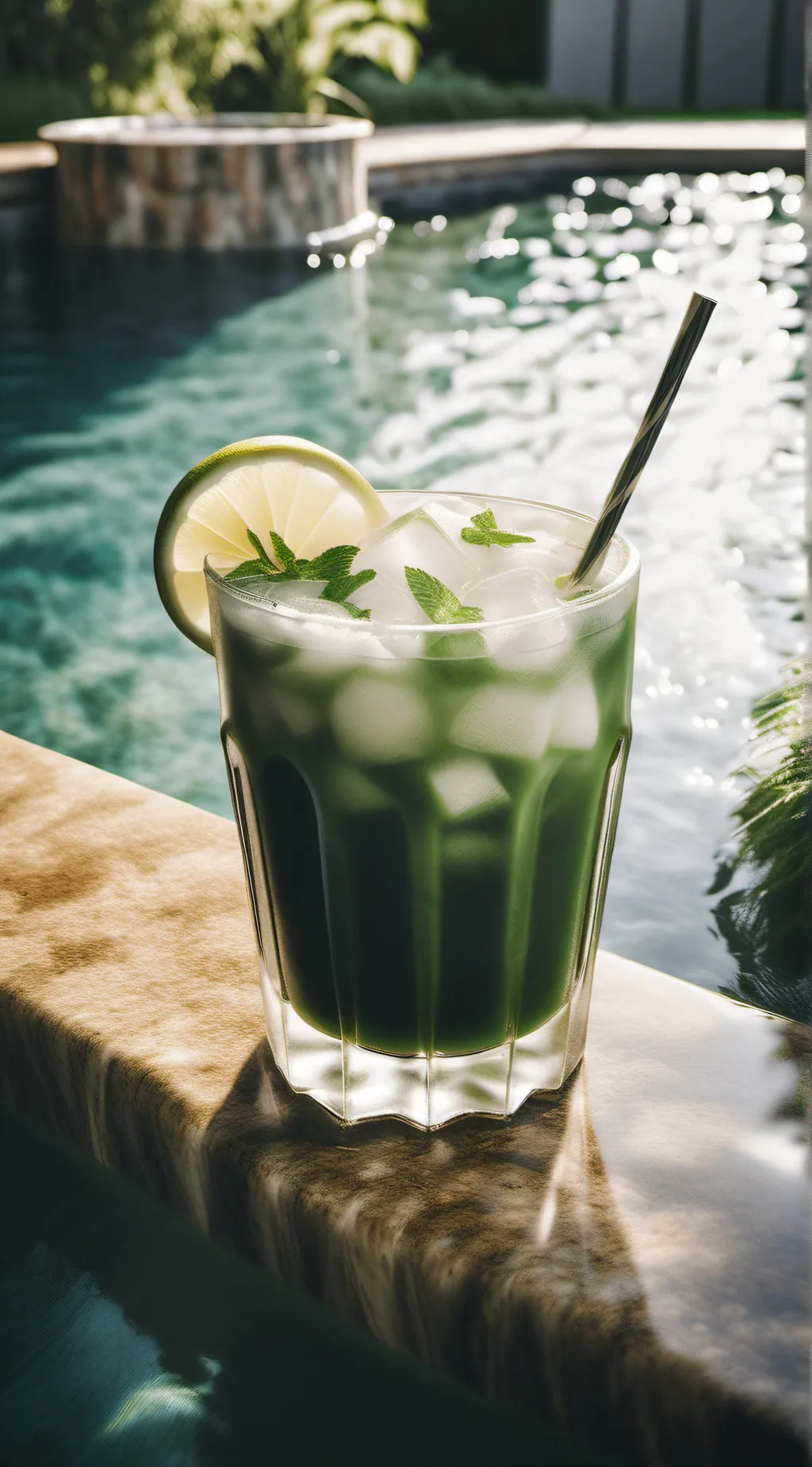 ai character: pool partyy!! background