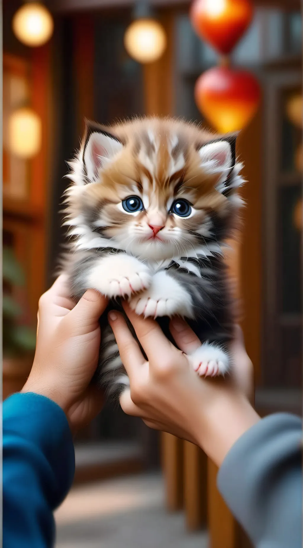 ai character: Kitten background